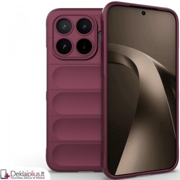 Magic Shield guminis dėklas - bordo spalvos (Xiaomi 17T)